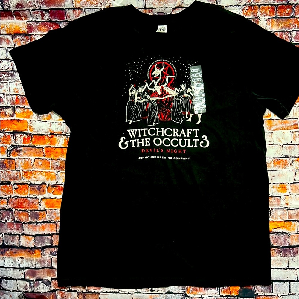 Henhouse Brewing Company Witchcraft & The Occult TShirt XL NEW